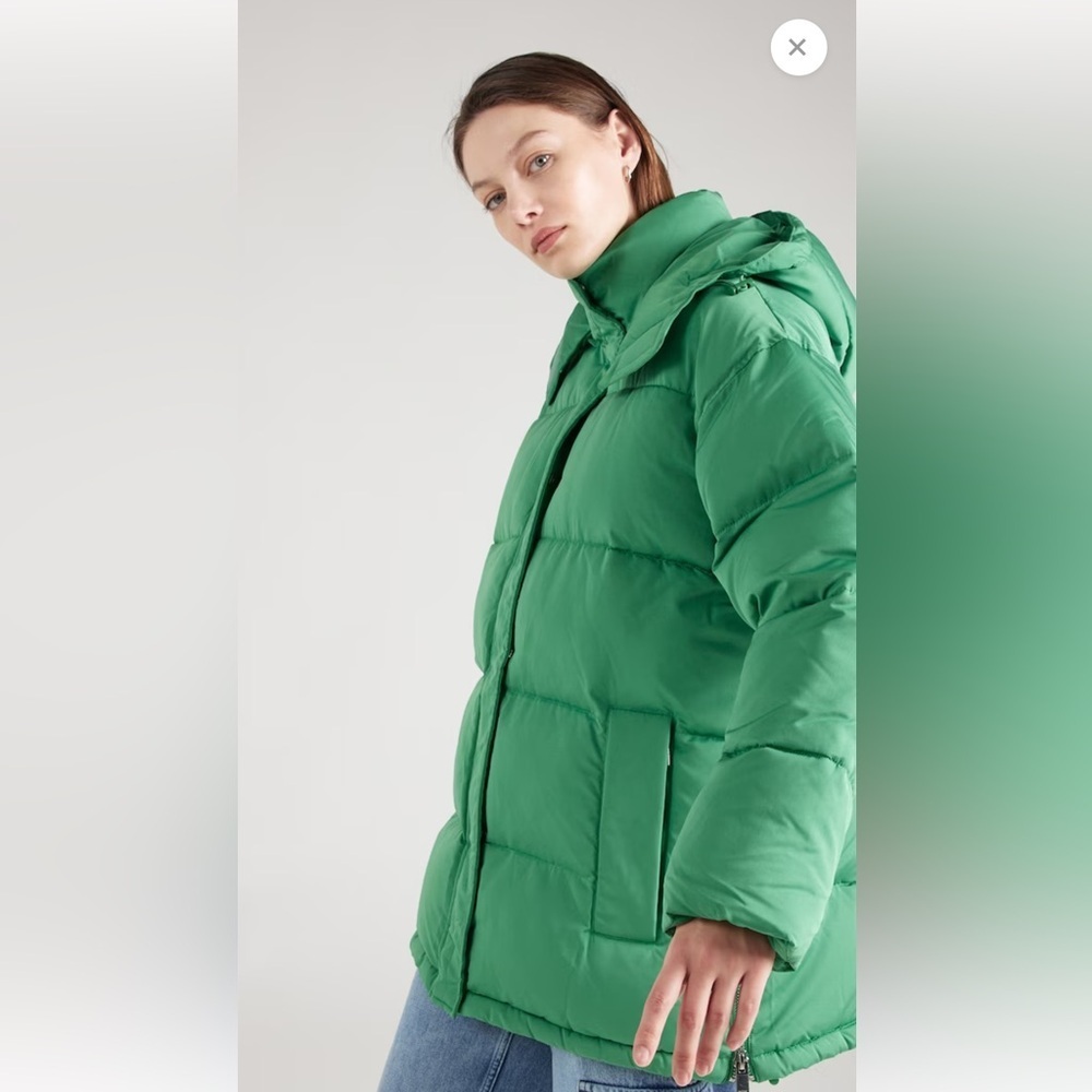 NWT 2NDDAY Green Apres ski oversize PUFFER JACKET